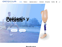 Tablet Screenshot of ortossur.com